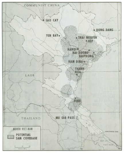 Image of North Viet-Nam: Potential SAM Coverage