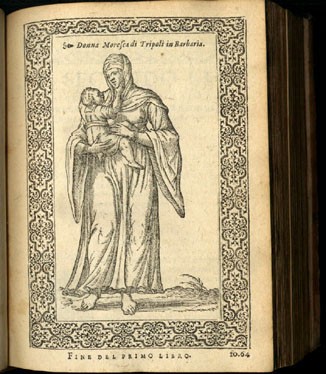 Image of page 64, caption: Donna Morescali Tripoli in Barbaria [woman with child]. 