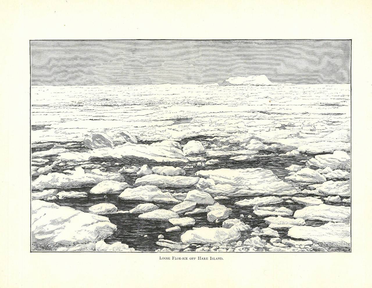 Loose Floe-Ice Off Hare Island.