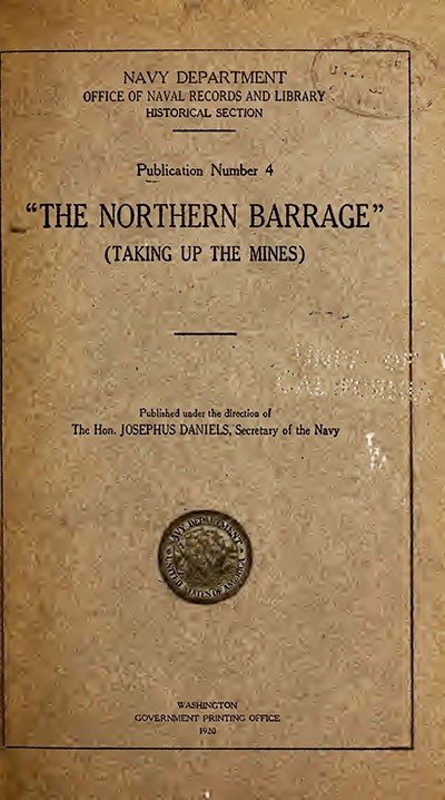 Cover image of "Northern Barrage: Taking Up the Mines."