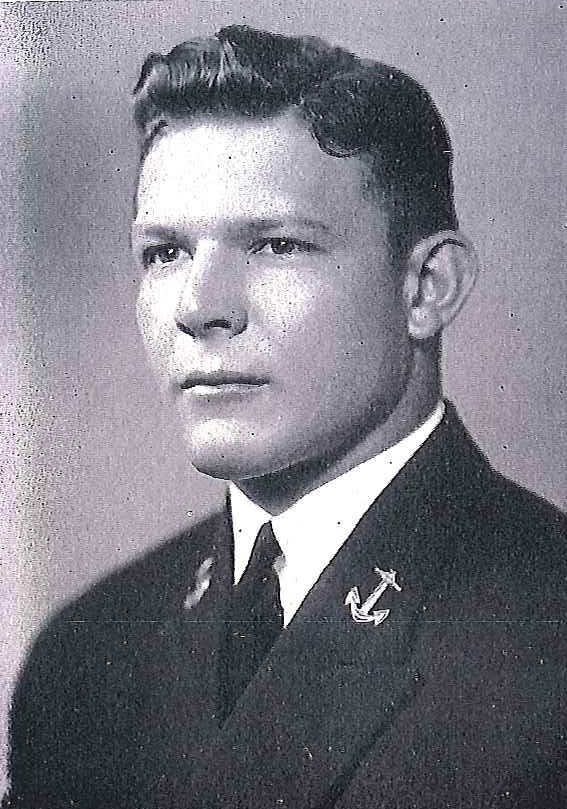 Photo of Rear Admiral Allen A. Bergner copied from page 250 of the 1940 edition of the U.S. Naval Academy yearbook 'Lucky Bag'.