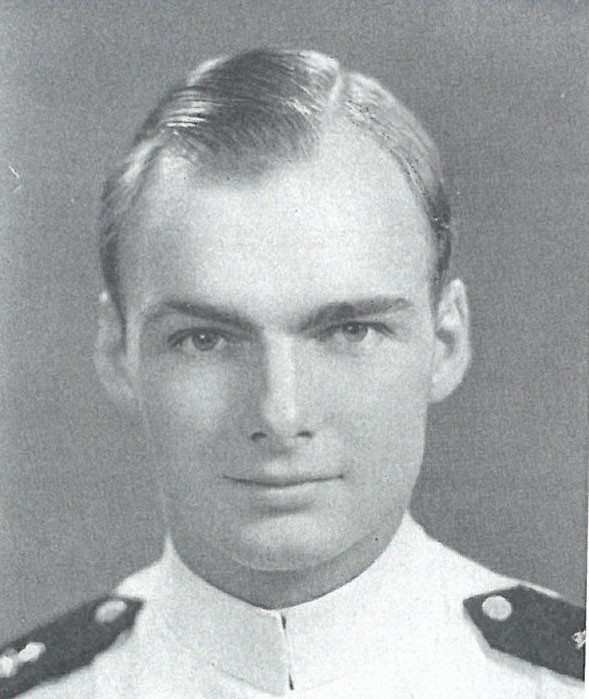 Image of Captain Lawrence D. Caney is on page 173 of the 1943 Lucky Bag.