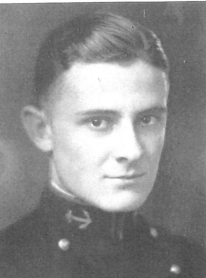 Photo of Captain Jackson S. Champlin copied from page 176 of the 1925 edition of the U.S. Naval Academy yearbook 'Lucky Bag'.