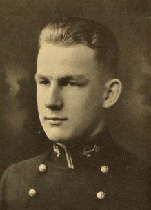 Photo of Calvin Hayes Cobb copied from the 1926 edition of the U.S. Naval Academy yearbook 'Lucky Bag'