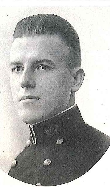 Photo of Captain Melville Edwin Eaton copied from page 427 of the 1921 edition of the U.S. Naval Academy yearbook 'Lucky Bag'.
