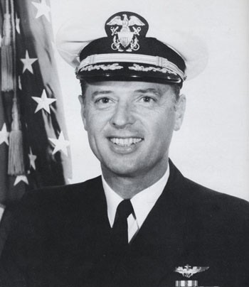 Rear Admiral Ernest E. Tissot, USN - Image from USS Enterprise 1973 cruise book, page 258.