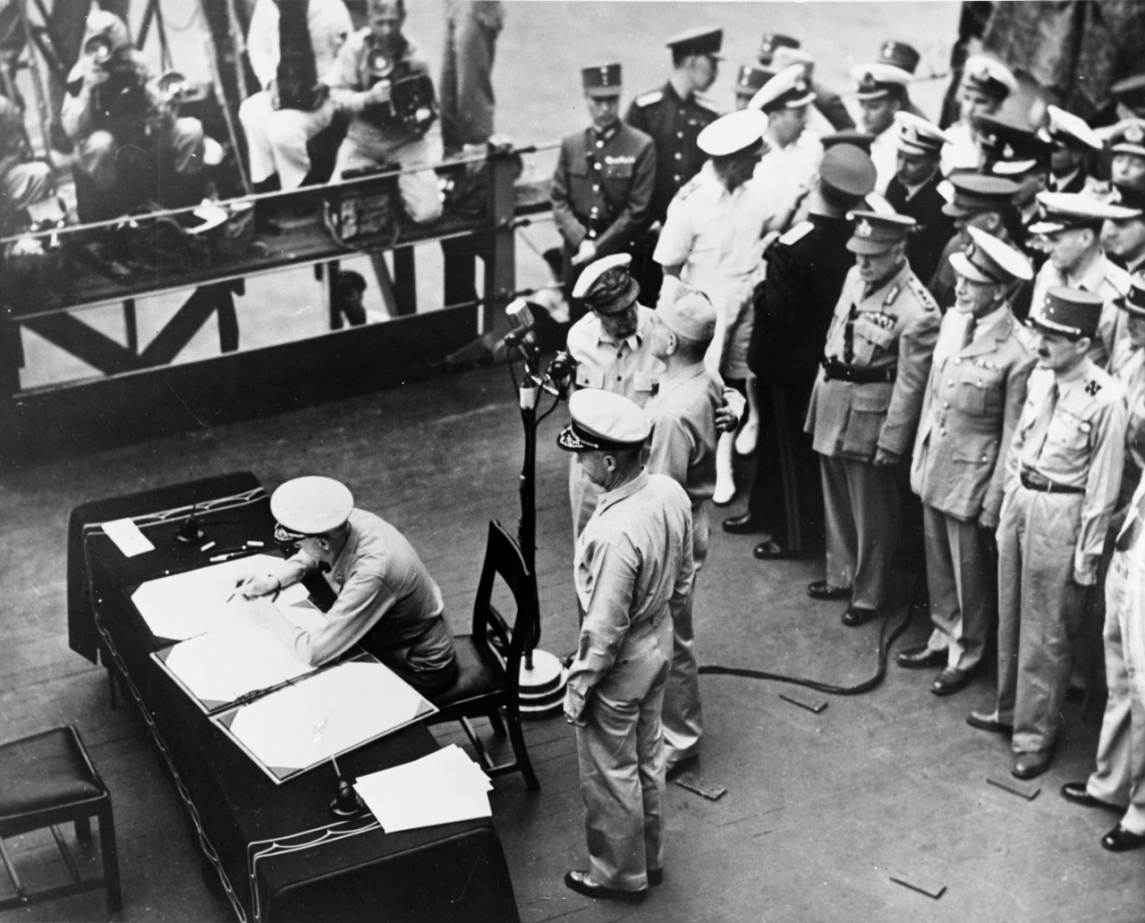 NH 58406 Surrender of Japan, Tokyo Bay, 2 September 1945