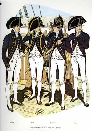 Uniforms of the U.S. Navy 1852