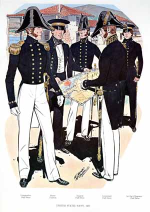 Uniforms of the U.S. Navy 1852