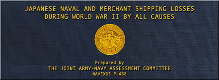Japanese Naval and Merchant Shipping Losses - WWII