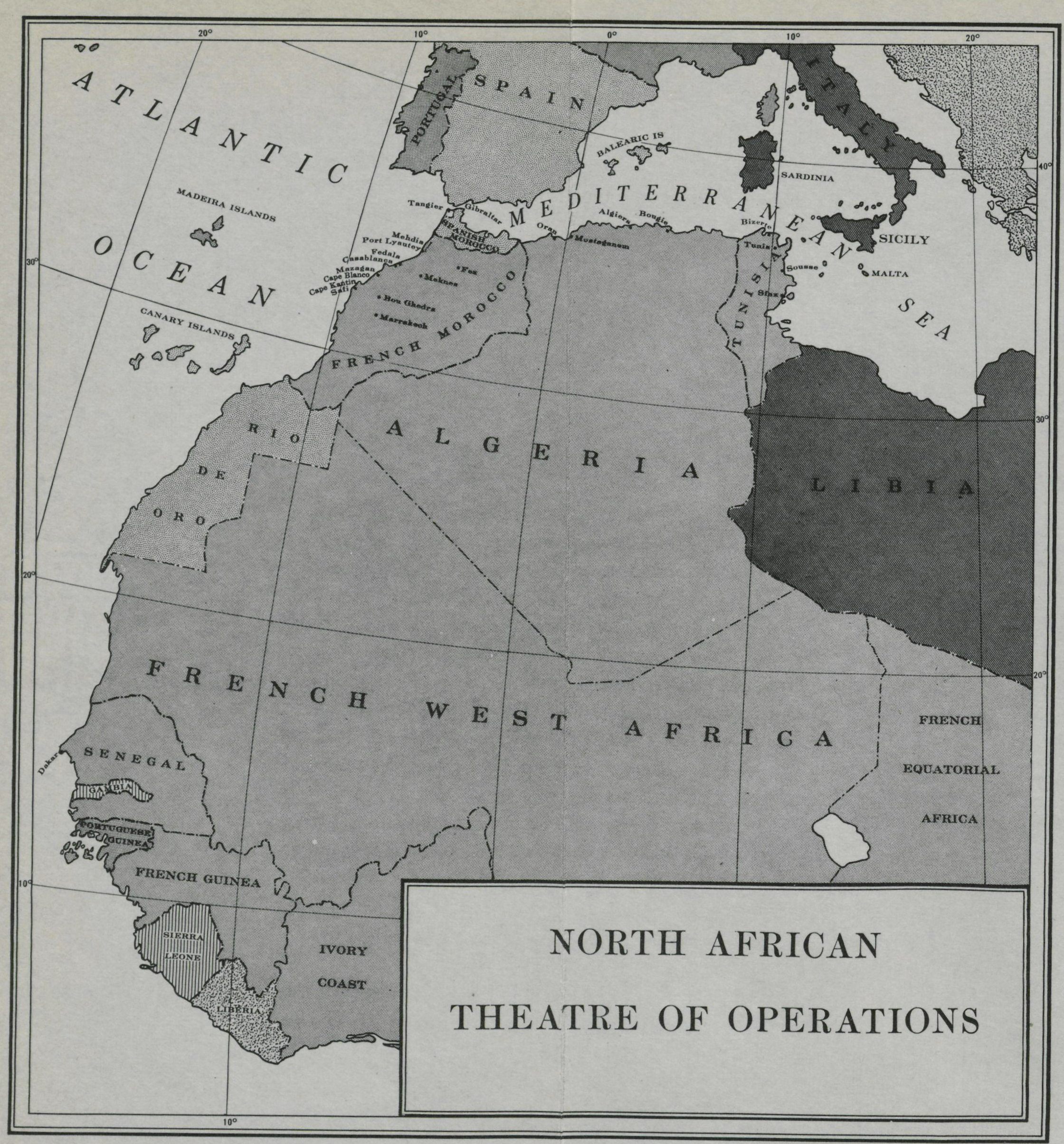 The Landings In North Africa
