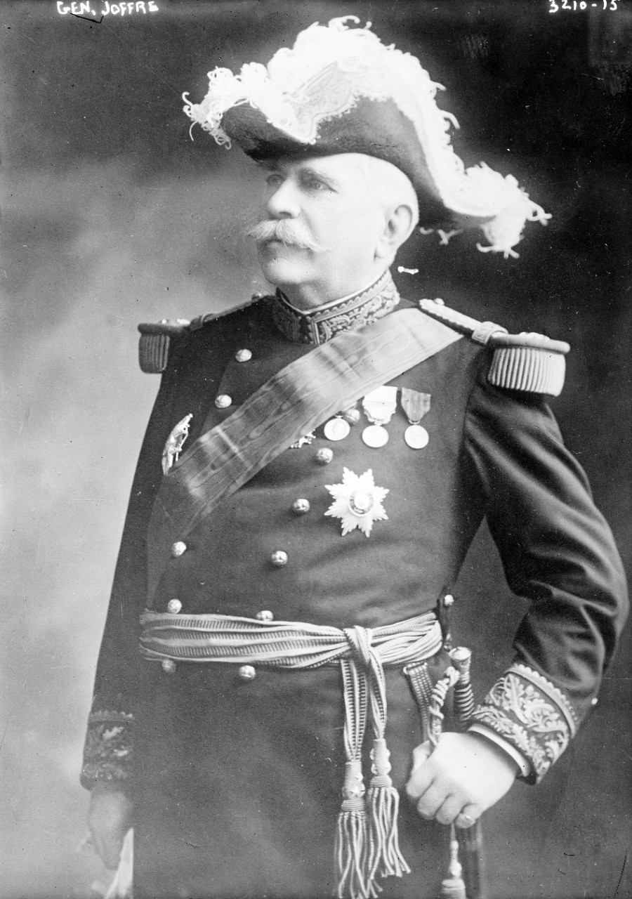 <p>LC-B2- 3210-15: French general Joseph Jacques Césaire Joffre (1852-1931).</p>
