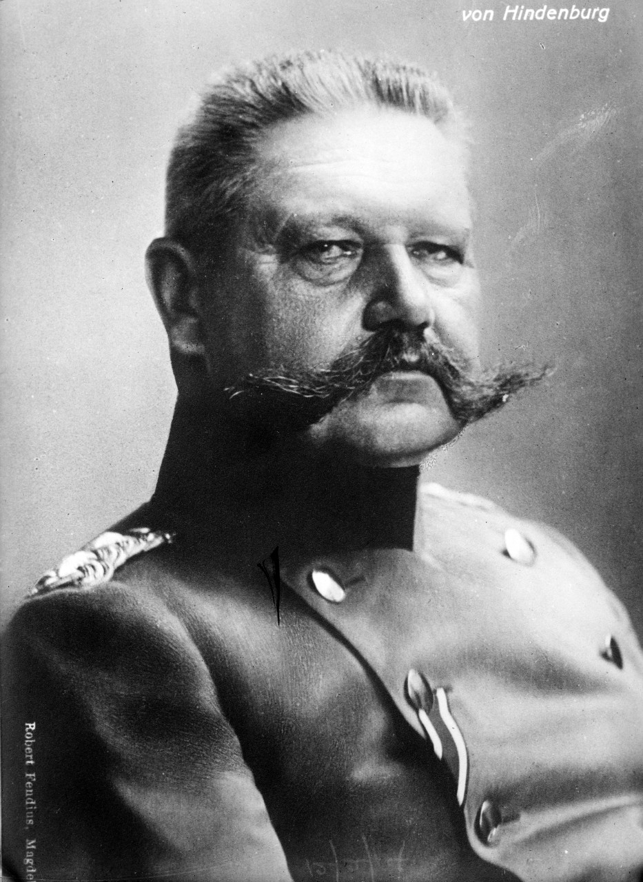 <p>LC-B2- 3291-11: Chief of the German General Staff Paul von Hindenburg&nbsp;</p>
