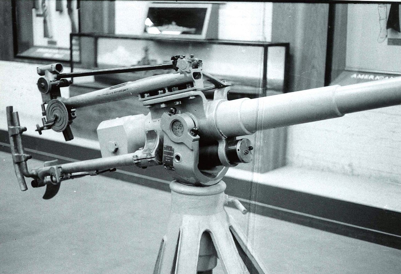 NMUSN-4054: 3 Pounder, Mark 15, Slide Gun, 1970s. On display.