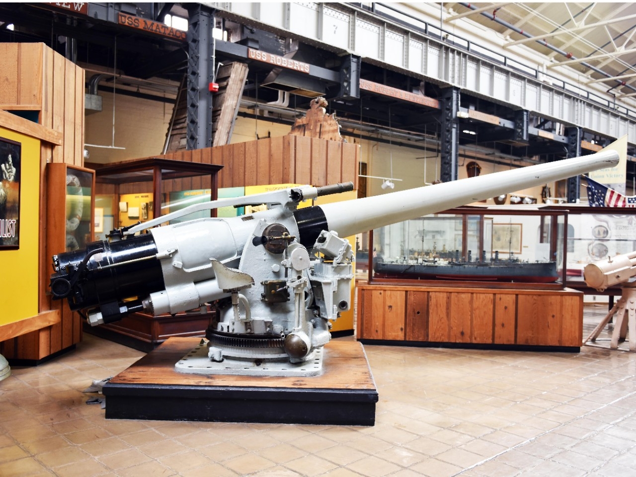 5"/51 Caliber Gun as it looked while on display in the World War I section of the National Museum of the U.S. Navy, Washington Navy Yard, Washington, D.C.