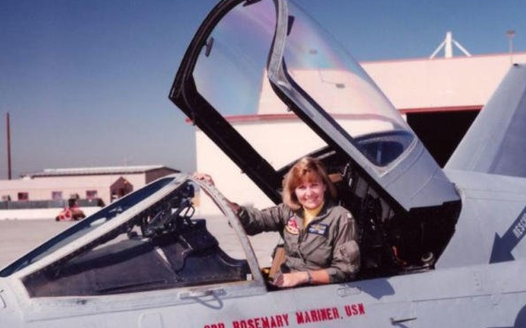 Commander Rosemary B. Mariner became the first woman to command an operational aviation squadron, Tactical Electronic Warfare Squadron 34 (VAQ 34), on 12 July 1990. 