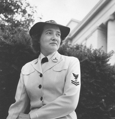 Margaret Weeks in Washington, DC during WWII.