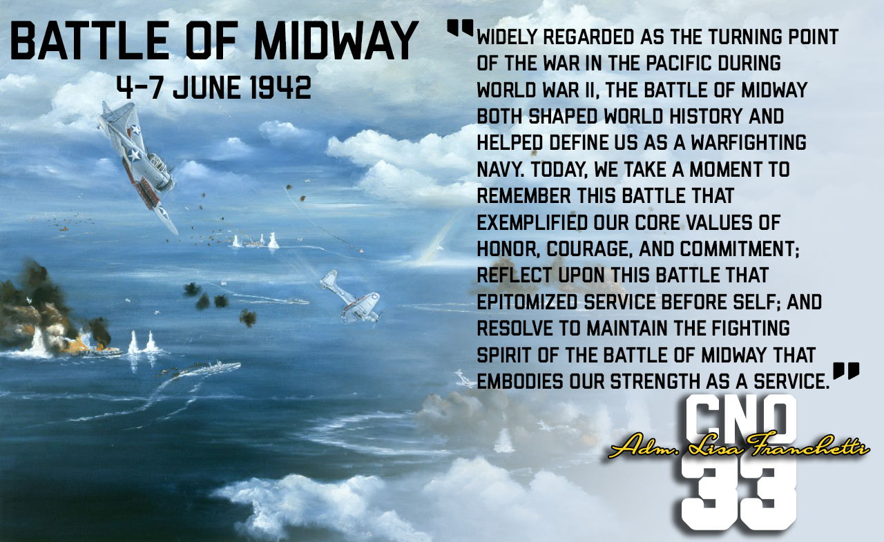 Battle of Midway CNO statement 2024