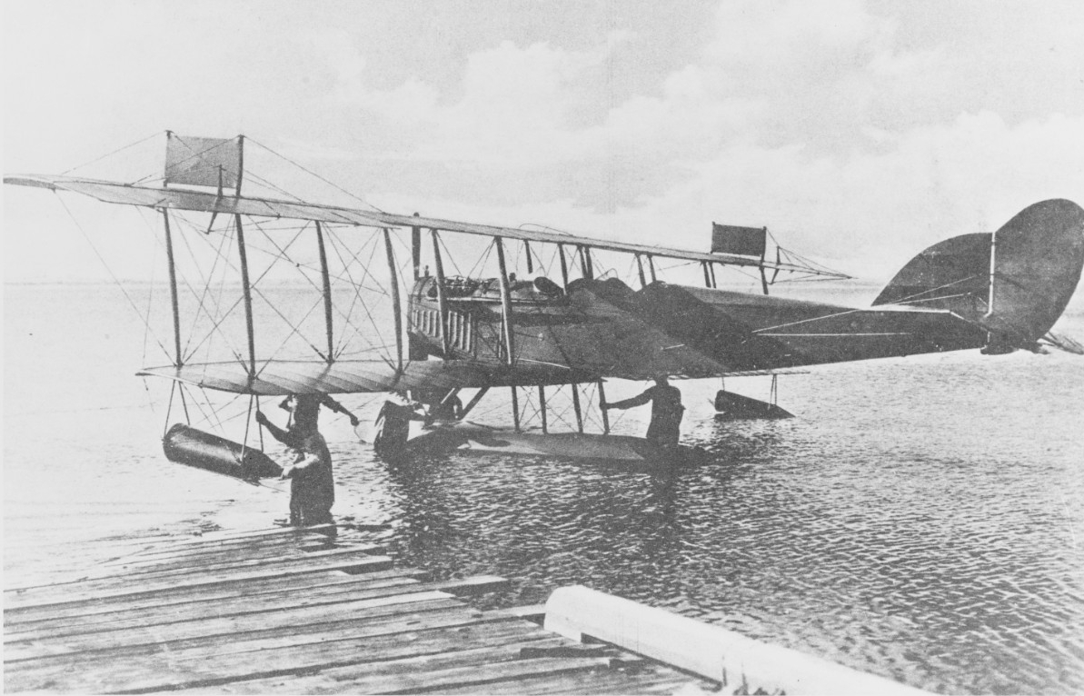 CURTISS N-9 Training Plane at U.S.N. Aeronautic Station, Pensacola, Florida, November 1916