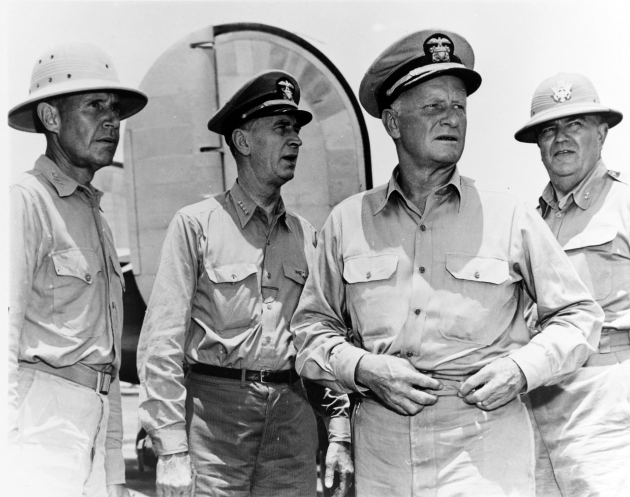 Senior Navy officers visit Saipan