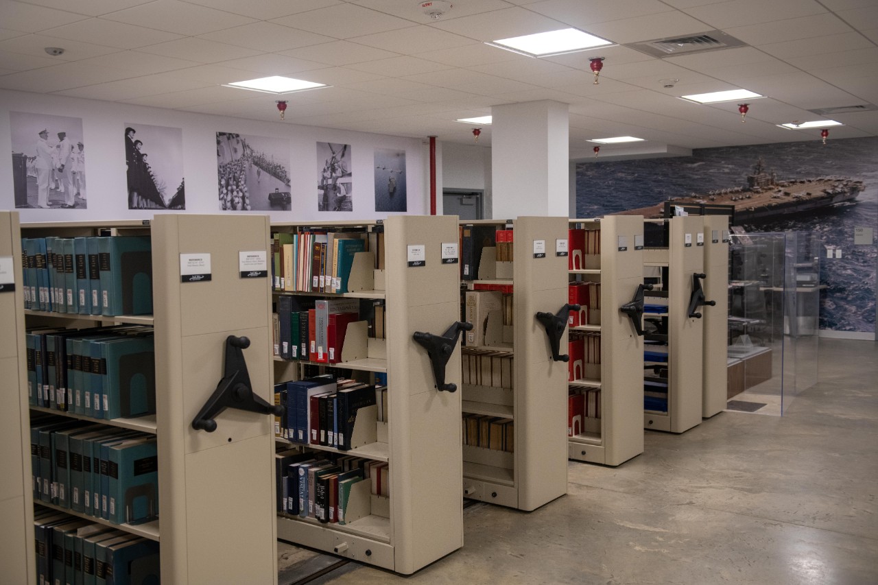 The Navy Department Library Reference Room located at the Washington Navy Yard, Aug. 28, 2024. 