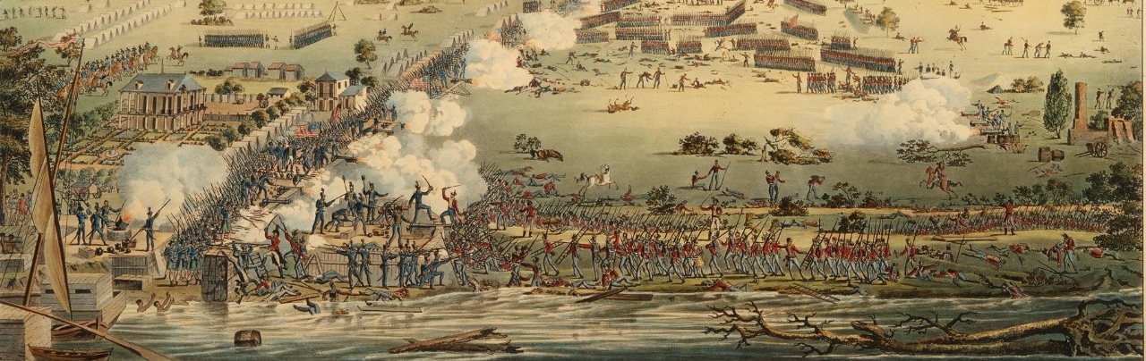 map of the battle of new orleans