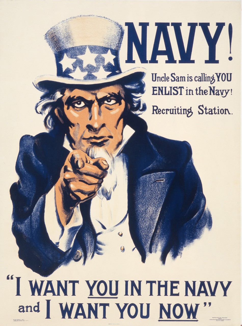 Navy! Uncle Sam is Calling You – Enlist in the Navy!