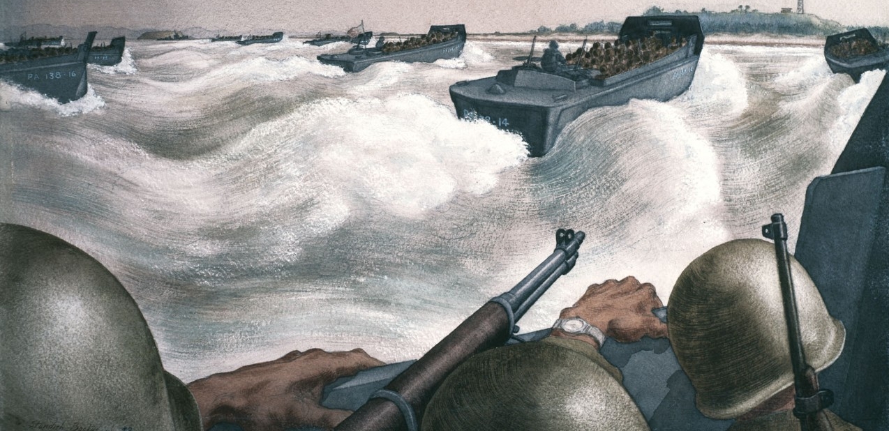 Naval Art from the Japanese Surrender at Tokyo Bay