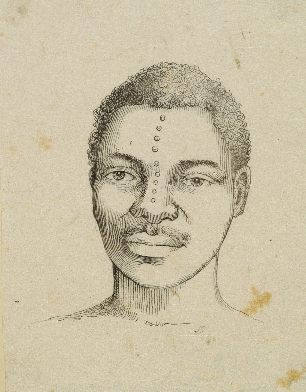 Portrait of a member of the Nyambana Tribe