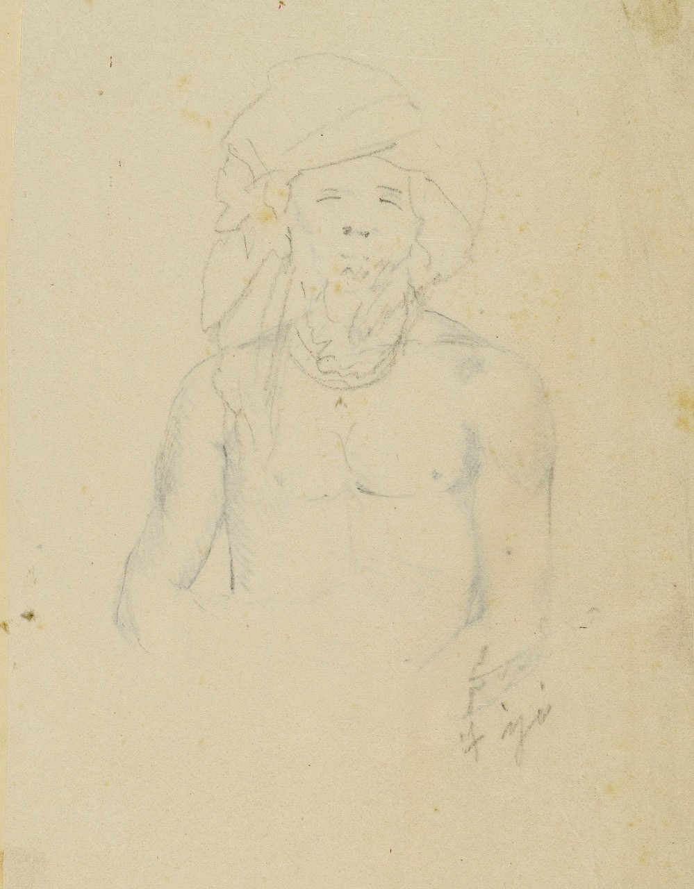 Portrait of the King of Ambau Island