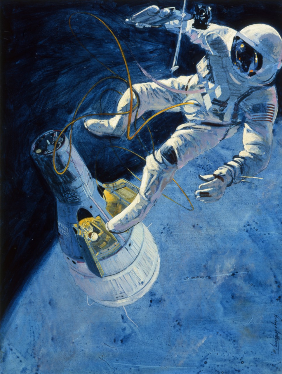 gemini spacecraft art