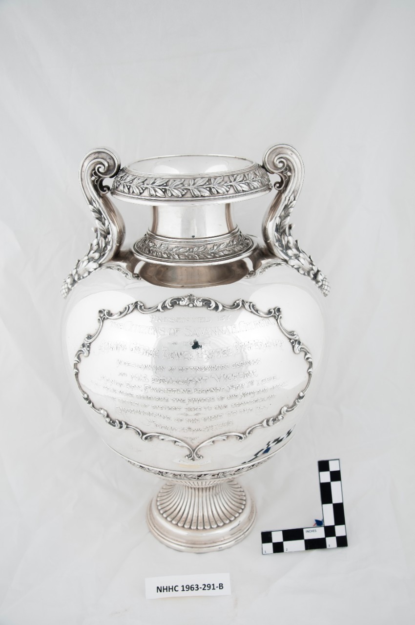 Reverse Full view of Silver Loving Cup of Commodore George Dewey