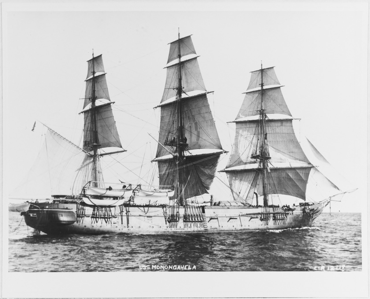 Photo #: 19-N-12118 (Color)  USS Monongahela (1863-1908)