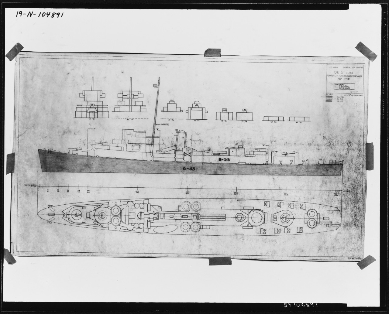 Photo #: 19-N-104891  Admiralty Camouflage Design, "D" Type