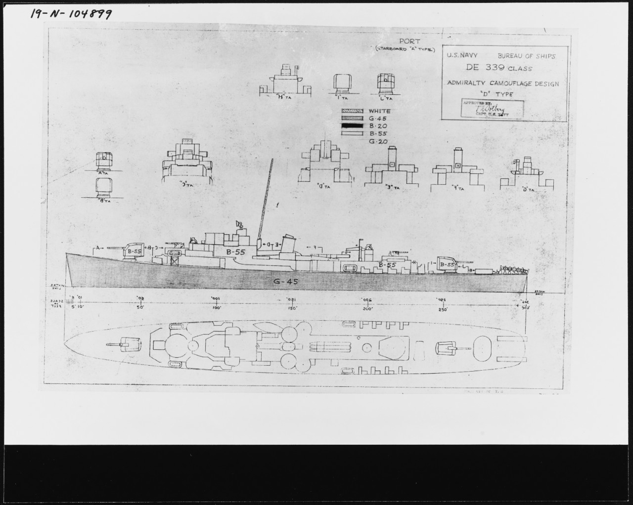 Photo #: 19-N-104899  Admiralty Camouflage Design,  "D" Type