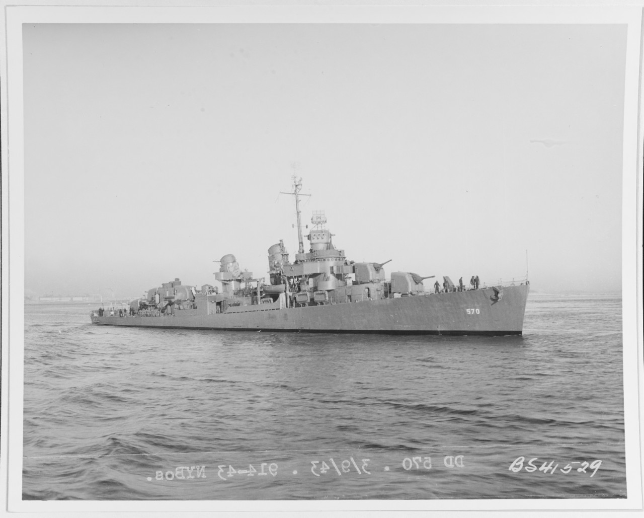 Photo #: 19-N-41529  USS Charles Ausburne (DD-570)
