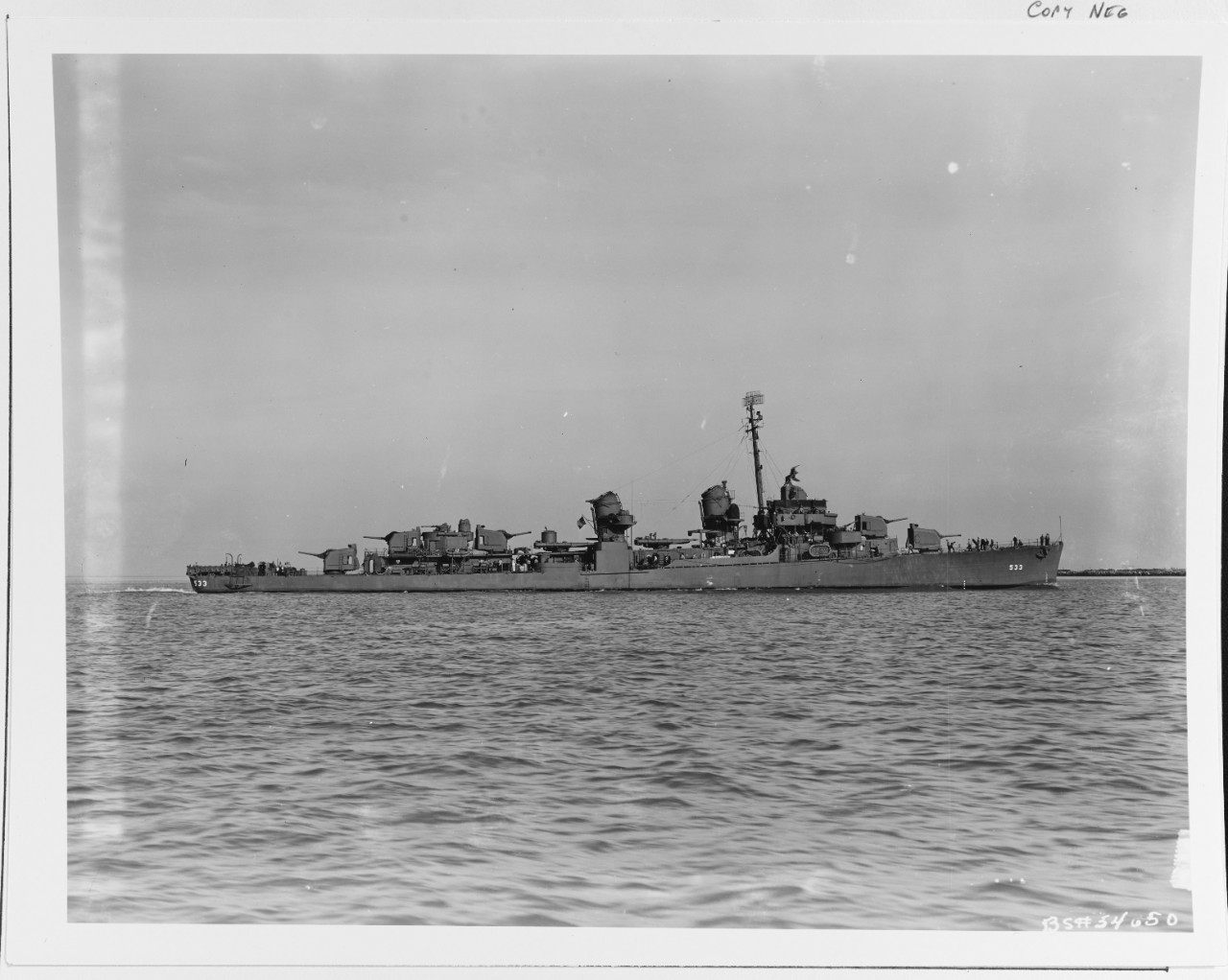 Photo #: 19-N-54650  USS Hoel (DD-533)