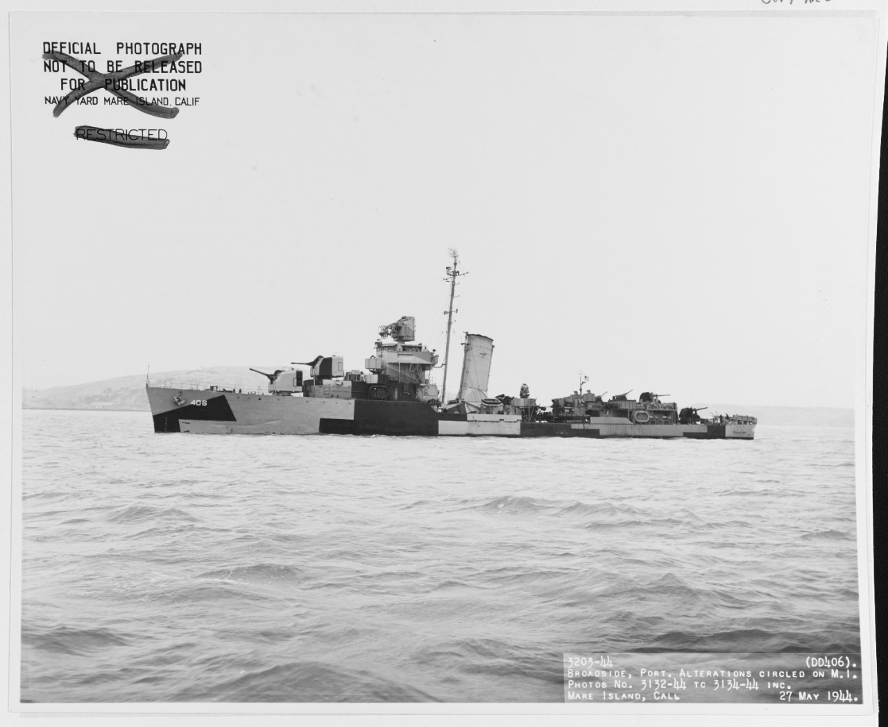 Photo #: 19-N-67024  USS Stack (DD-406)