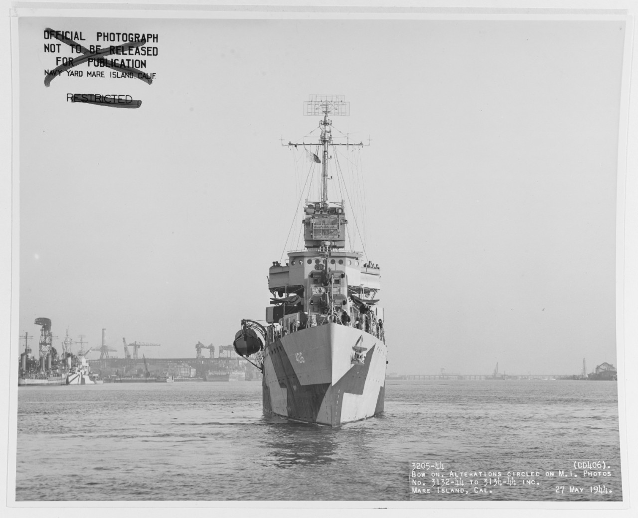 Photo #: 19-N-67027  USS Stack (DD-406)