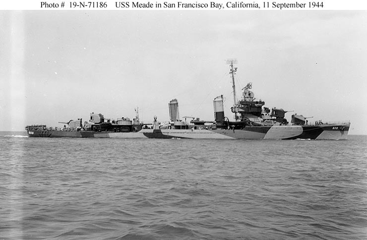 Photo #: 19-N-71186  USS Meade (DD-602)