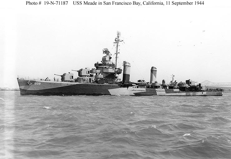 Photo #: 19-N-71187  USS Meade (DD-602)