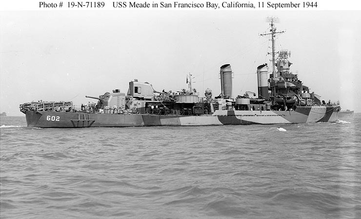 Photo #: 19-N-71189  USS Meade (DD-602)