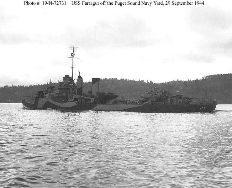 Photo #: 19-N-72731  USS Farragut (DD-348)