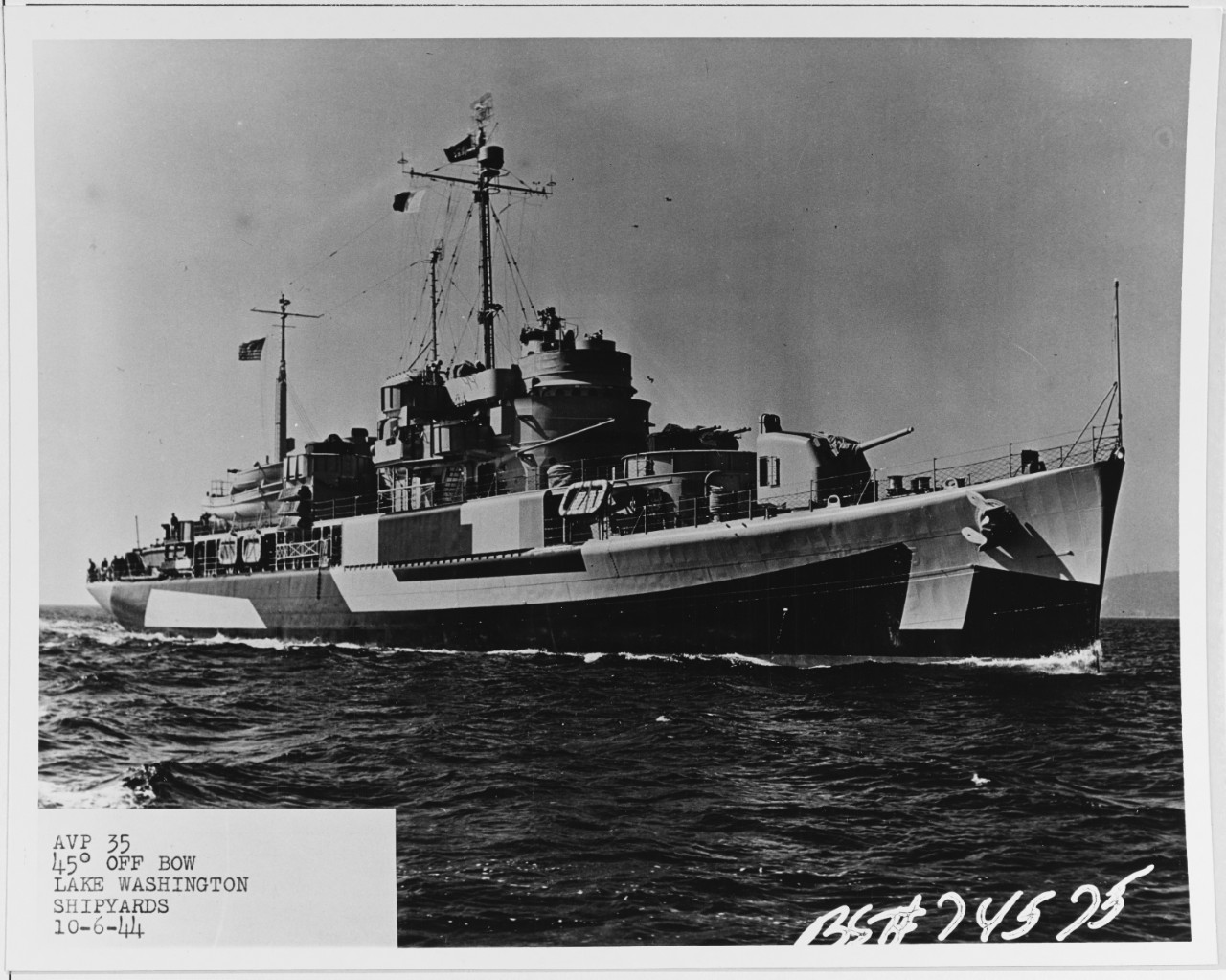 Photo #: 19-N-74575  USS Castle Rock (AVP-35)