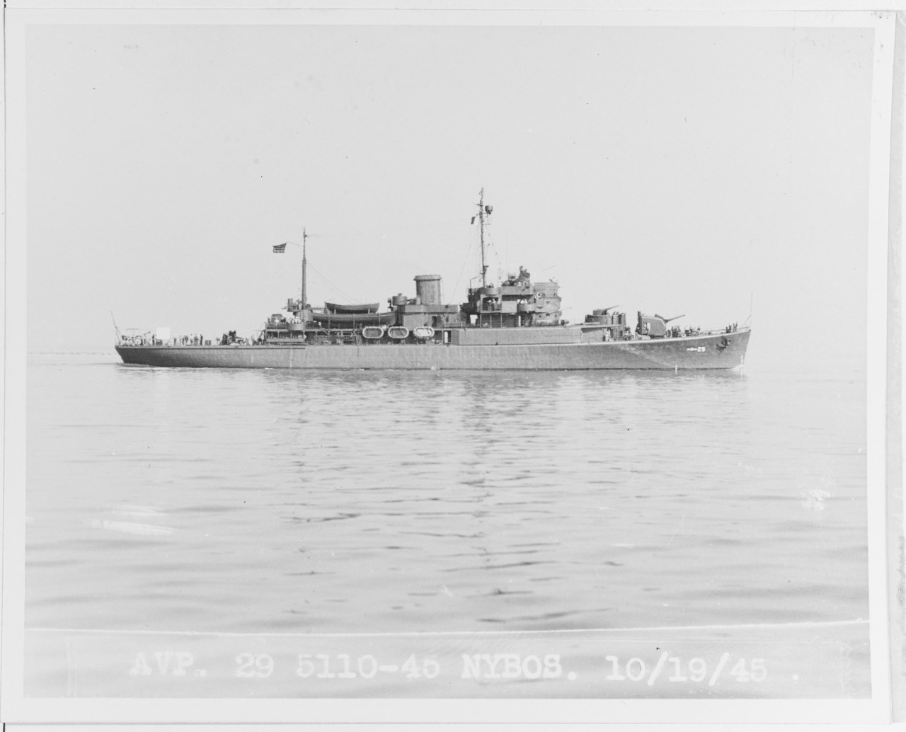 Photo #: 19-N-89796  USS Rockaway (AVP-29)