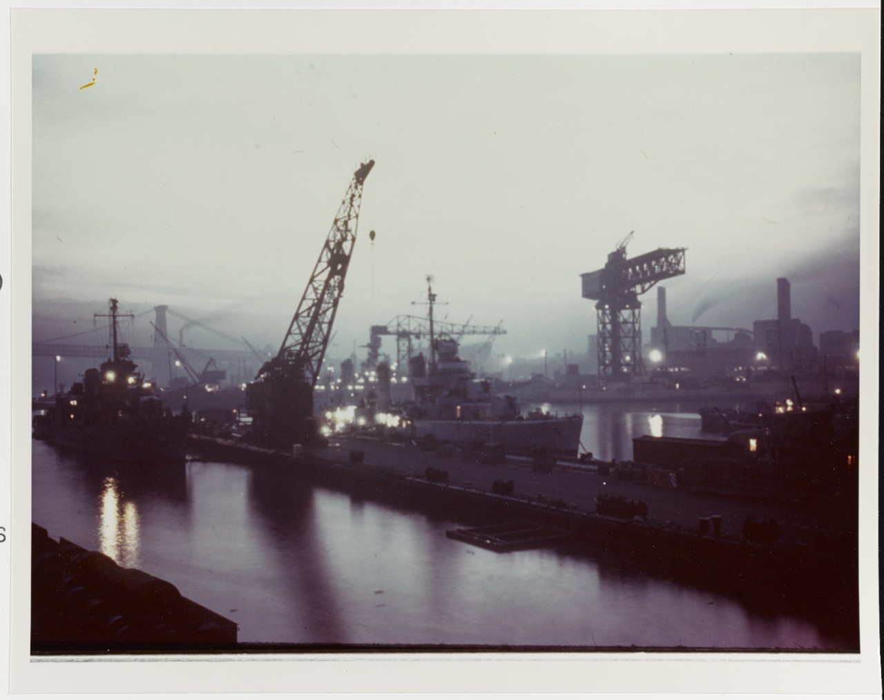 Photo #: 80-G-K-3860 (Color)  New York Navy Yard, Brooklyn, New York