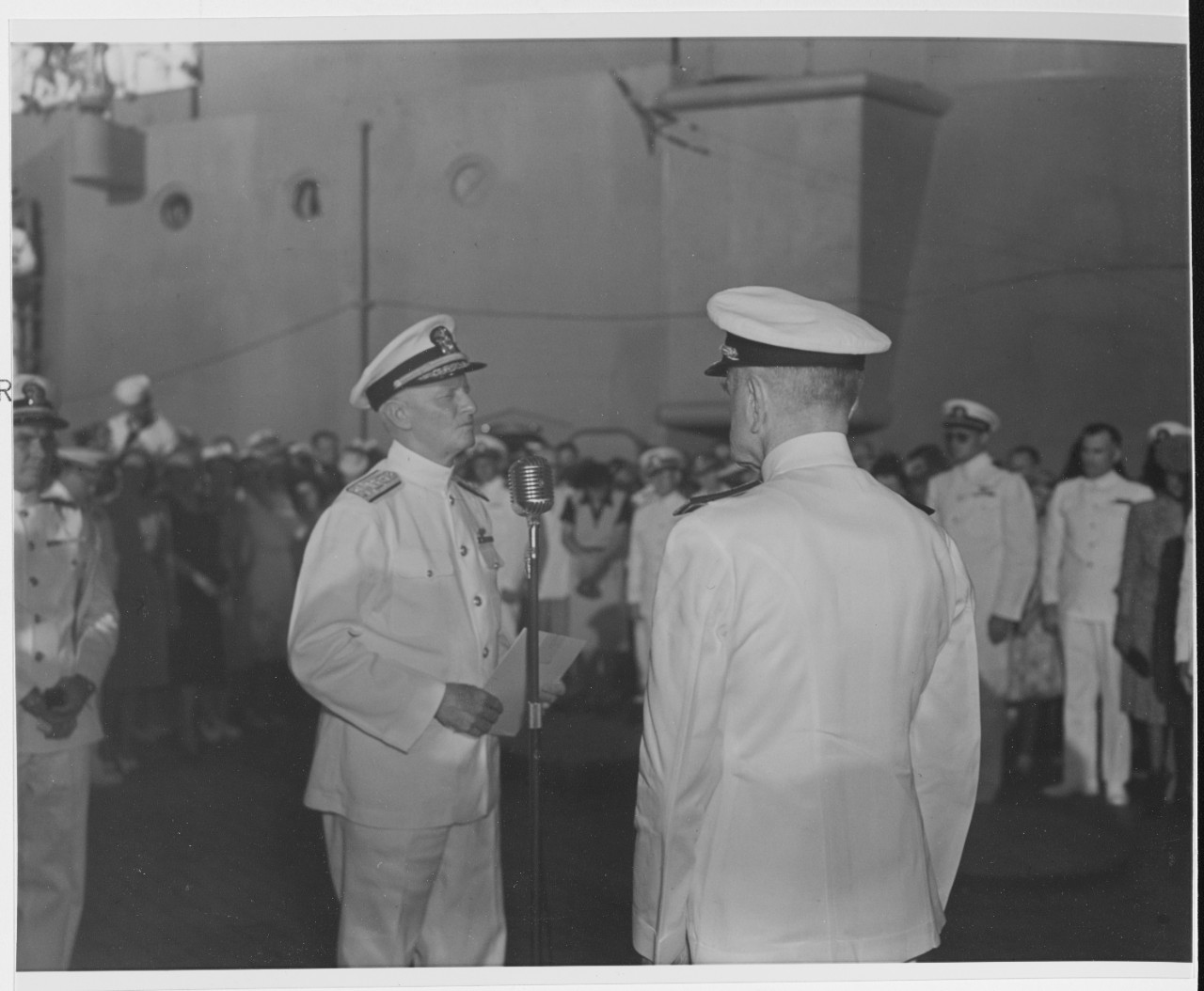 Photo #: 80-G-K-6424 (Color)  Admiral William F. Halsey, USN Image Quality Note: