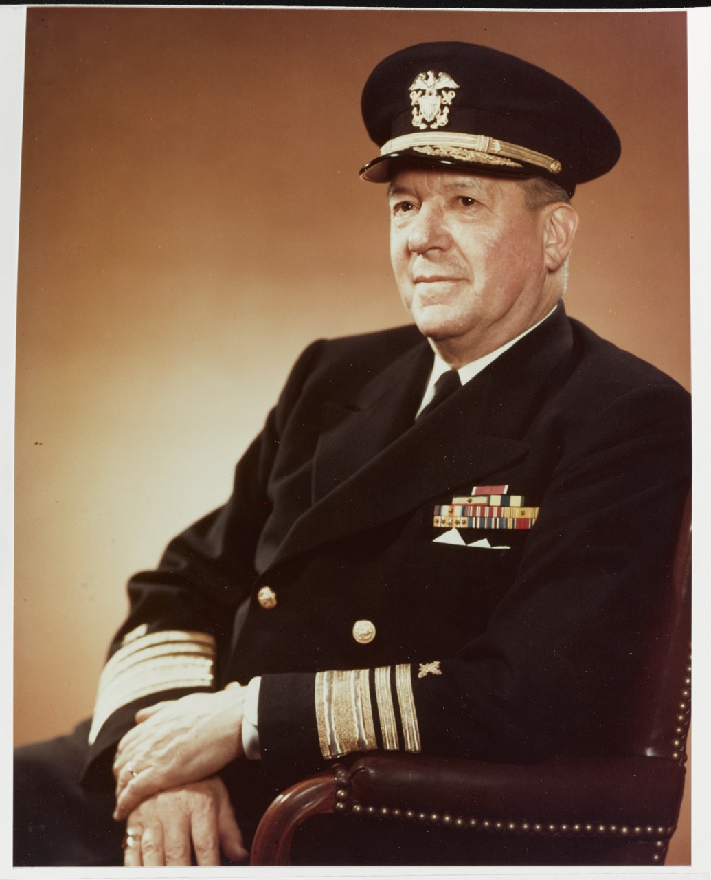 Photo #: 80-G-K-14364 Vice Admiral Charles W. Fox, USN (SC)
