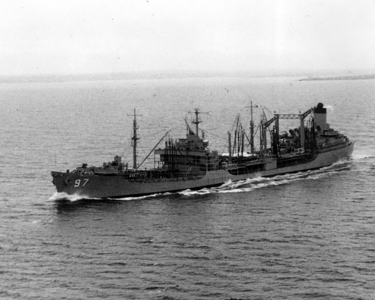 USS Allagash (AO-97) underway
