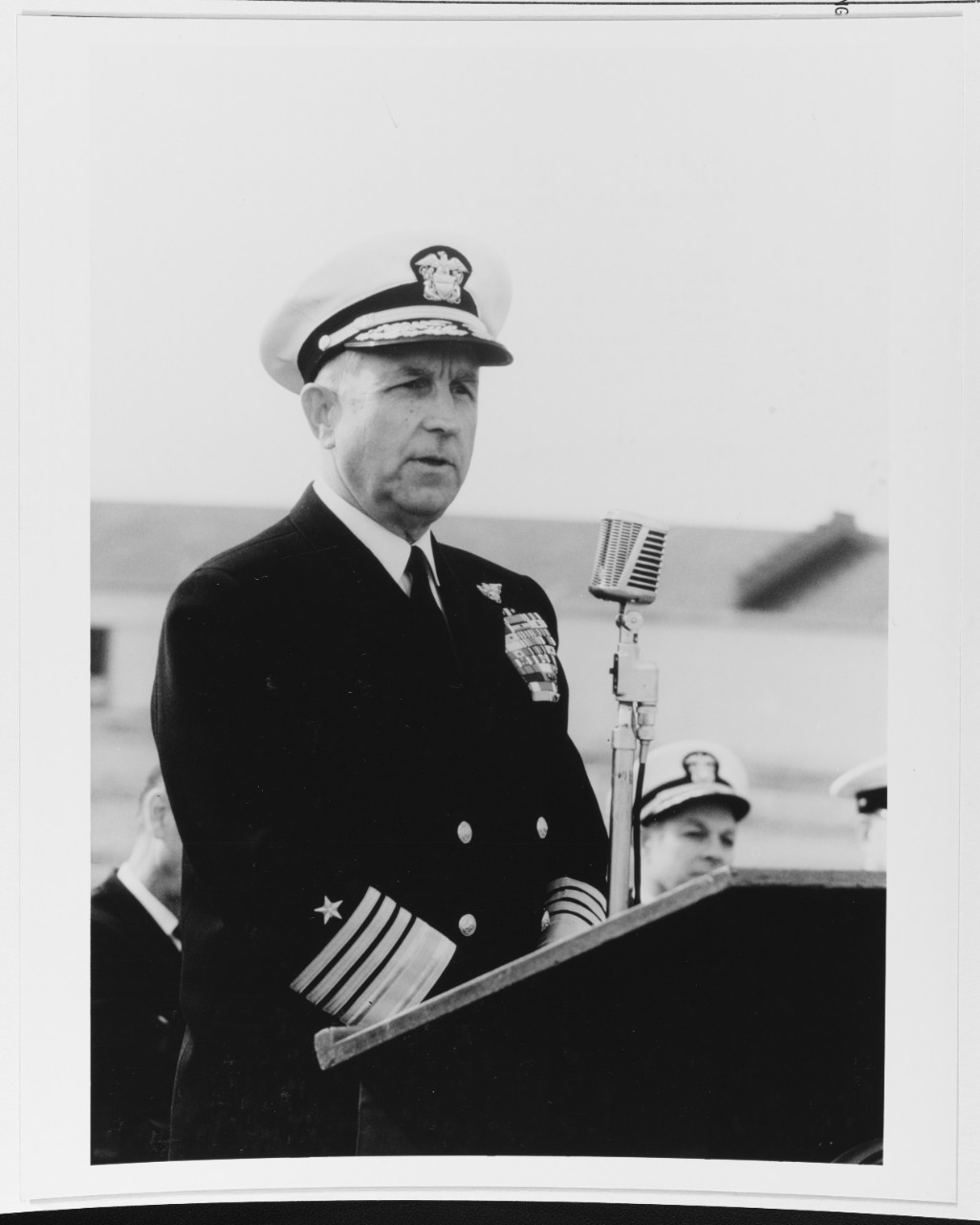 Photo #: K-82485  Admiral Thomas H. Moorer, USN
